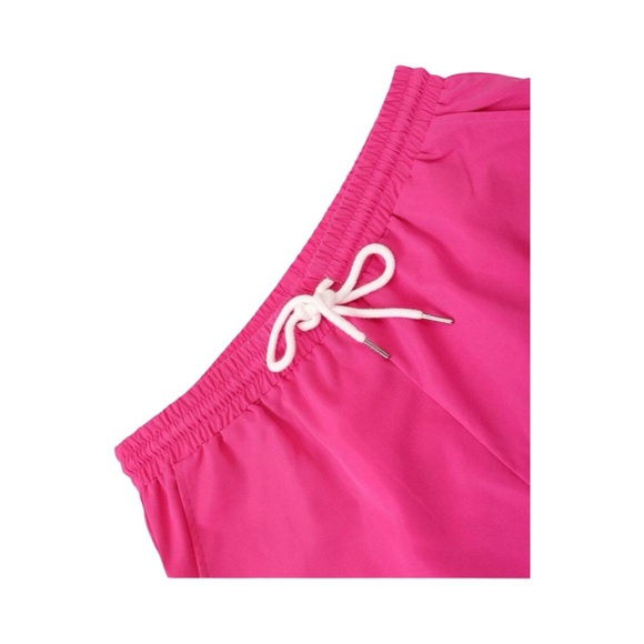 Pink Casual Button-Down Shirt and shorts - Picture 5 of 5